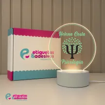 Luminária Profissões Psicologia Com Nome
