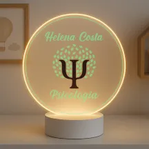 Luminária Profissões Psicologia Com Nome