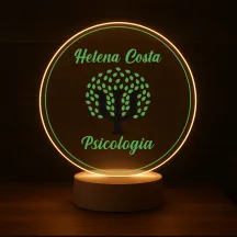 Luminária Profissões Psicologia Com Nome