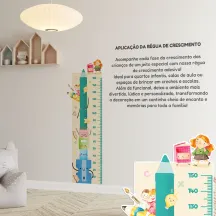 Adesivo Régua de Crescimento Escolar