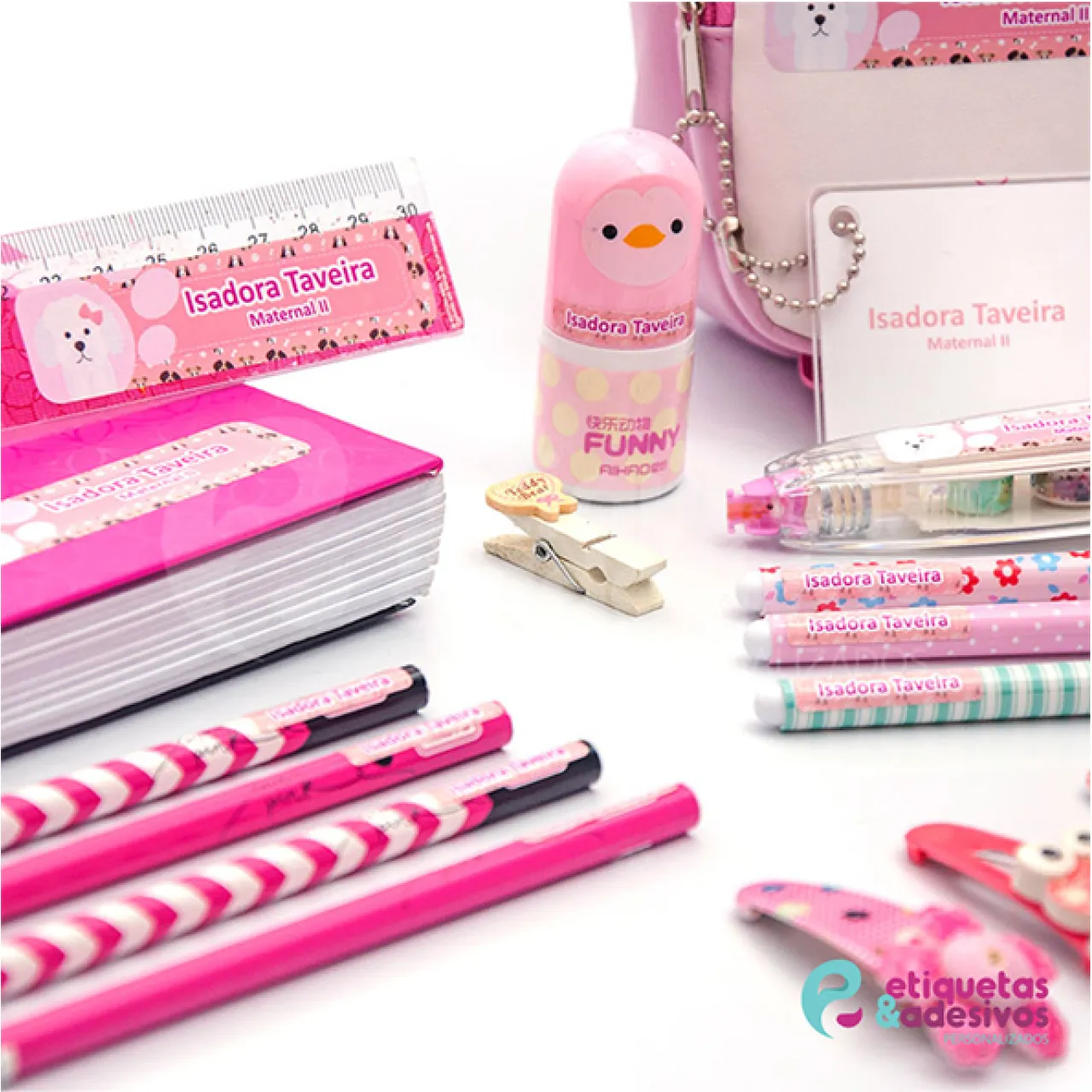 Kit Escolar TURBINADO com desenho