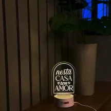 Luminária Nesta Casa Tem Amor