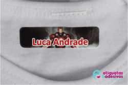 Etiqueta para ROUPAS (Iron-on)